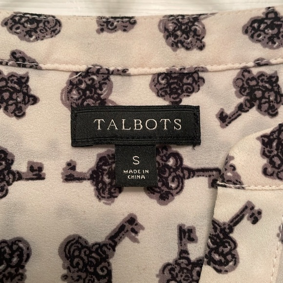 Talbots Pullover Polyester KEYS Dressy Top Small in Great Condition - Picture 4 of 16